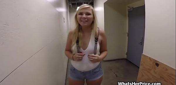 Chubby Blonde Sex On Top
